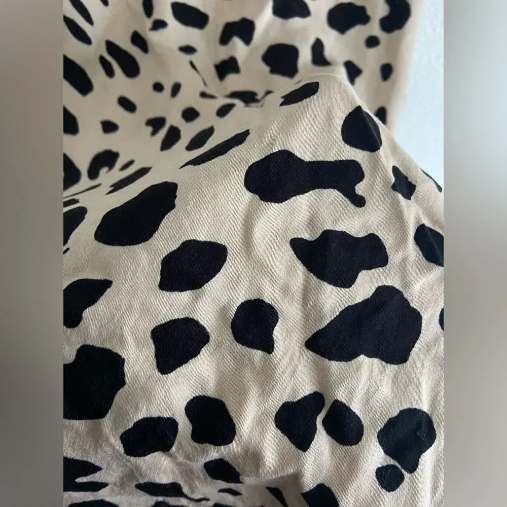 Urban outfitters Dress Forum Spotted Cowl Neck Slip leopard maxi Dress raton S - Picture 11 of 12
